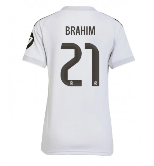 Real Madrid Brahim Diaz #21 Hjemmedrakt Dame 2025-26 Korte ermer Real Madrid Brahim Diaz #21 Hjemmedrakt Dame 2025-26 Korte ermer